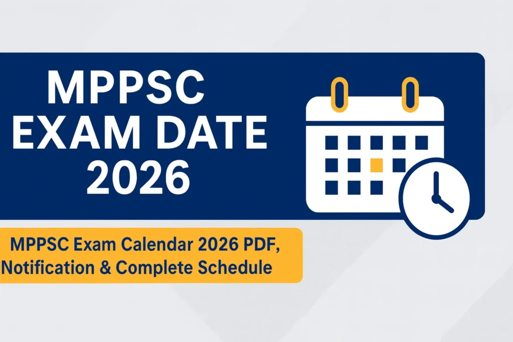 MPPSC Exam Date 2026