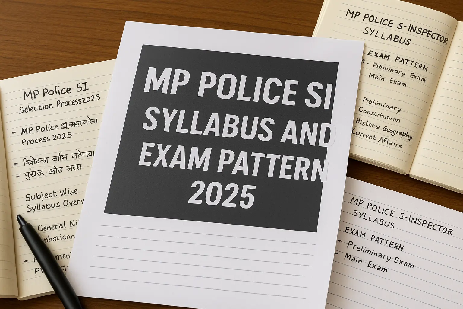 MP Police SI Syllabus 2025